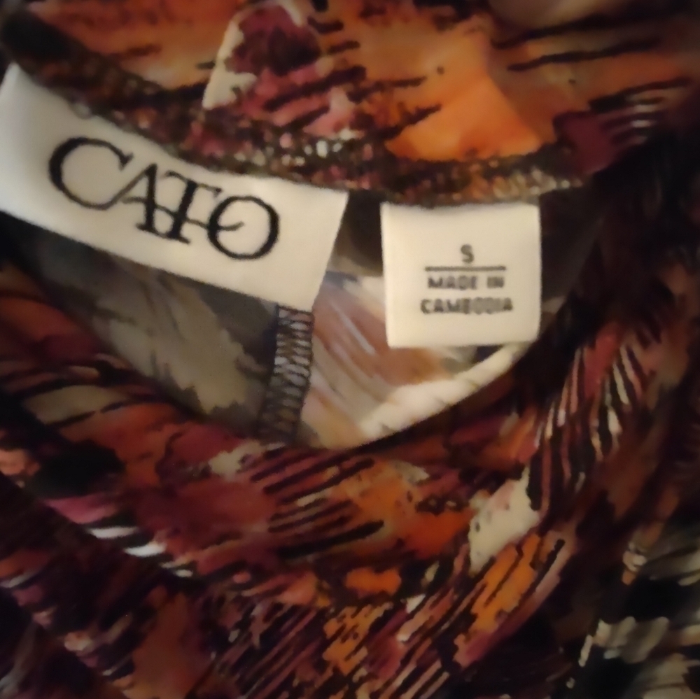 Cato Size Small Dress Beaded Belt Sleeveless summer - Picture 4 of 5